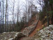 Zamkowa Góra , Pieniny  - ruiny zamku